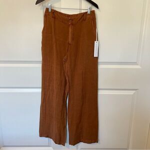 NWT Young Fabulous & Broke YFB Easton Trouser in Carmel Pigment | Size M